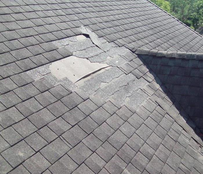 missing roof shingles